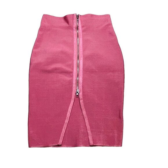 WOW Couture Pink Bandage Pencil Skirt - Size Small - Picture 7 of 16